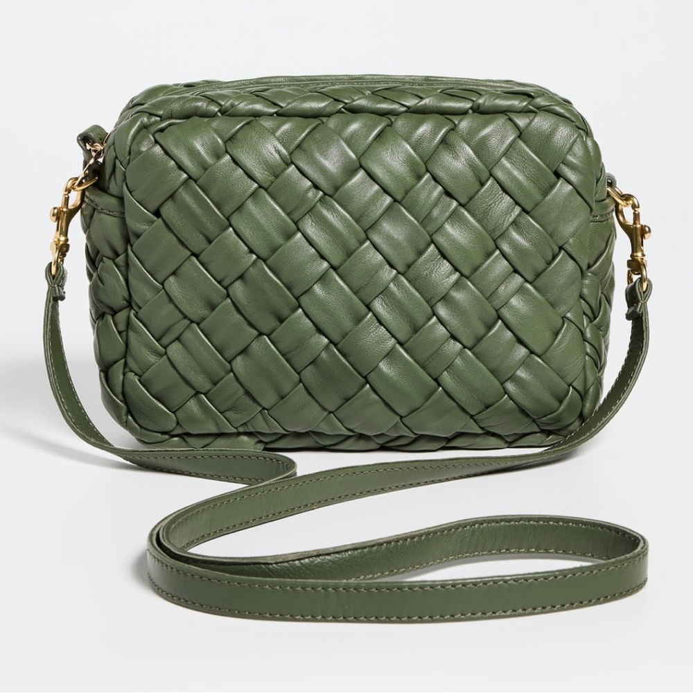 Clare V. Army green puffy woven midi sac crossbody-Price firm - Picture 7 of 15